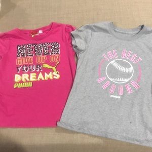 Girls t shirt 2 piece lot